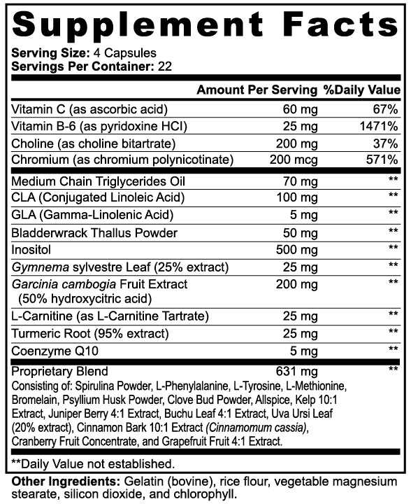 MCT Fat Burner Supplement - 90 Caps