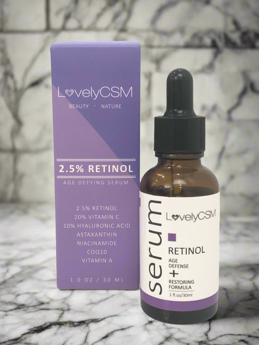 Alpha Omega Vitality Retinol Skin Serum Anti-Aging with 2.5% retinol and nourishing ingredients